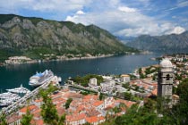 Kotor, capital city of the Bay of Kotor